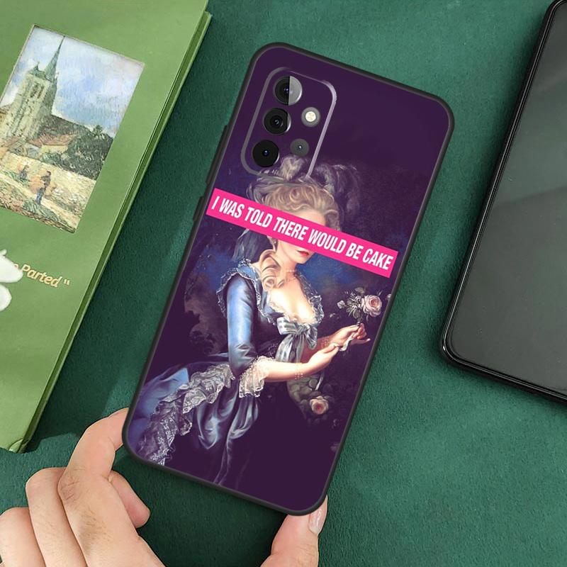Marie Antoinette Case For Samsung Galaxy A54 A51 A71 A31 A41 A12 A22 A32 A52 A72 A52S A14 A70 A53 Cover