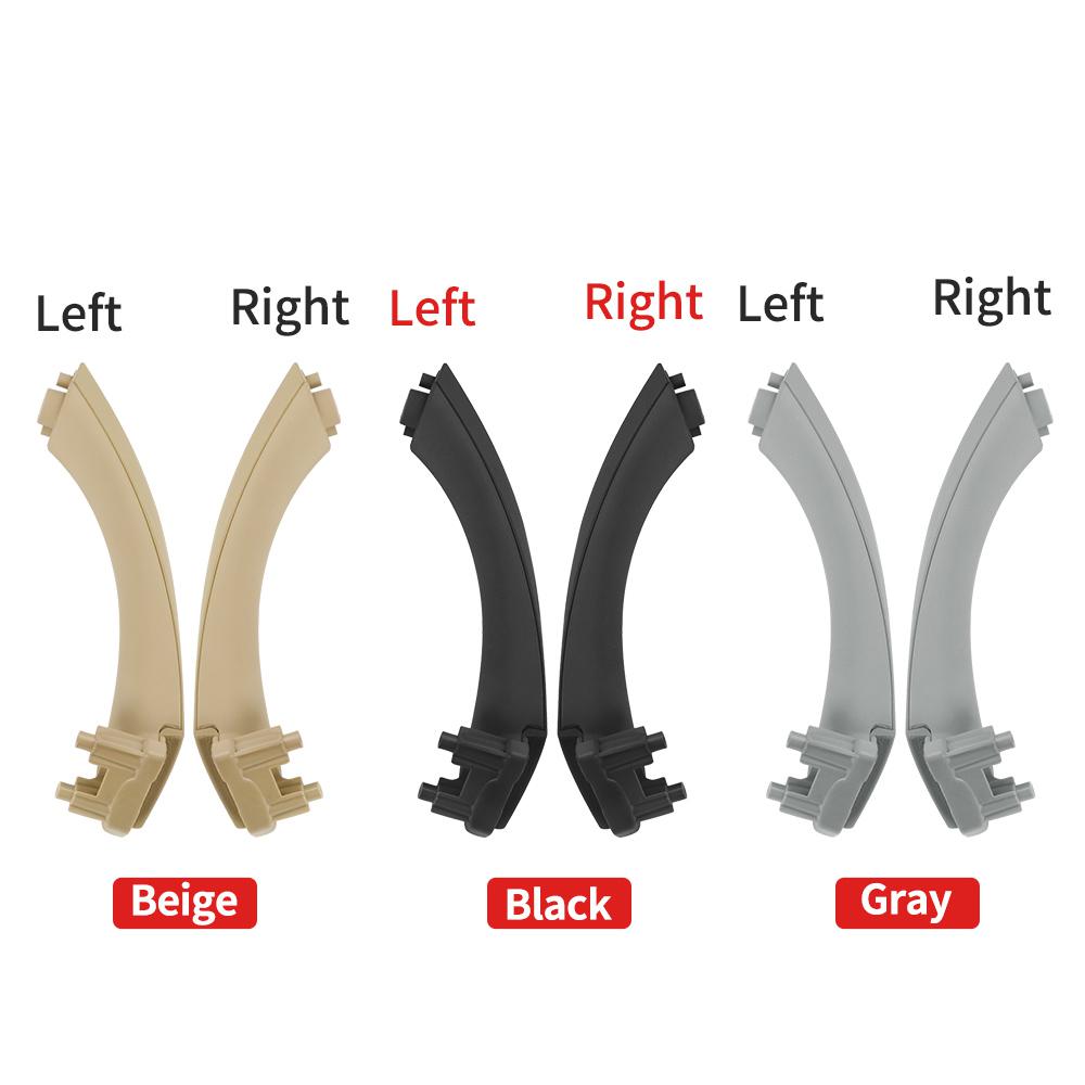 Car Passenger Left Right Side Interior Door Pull Handle with Cover Trim For BMW 3 Series E90 E91 E92 316i 318i 320i 325i 328i