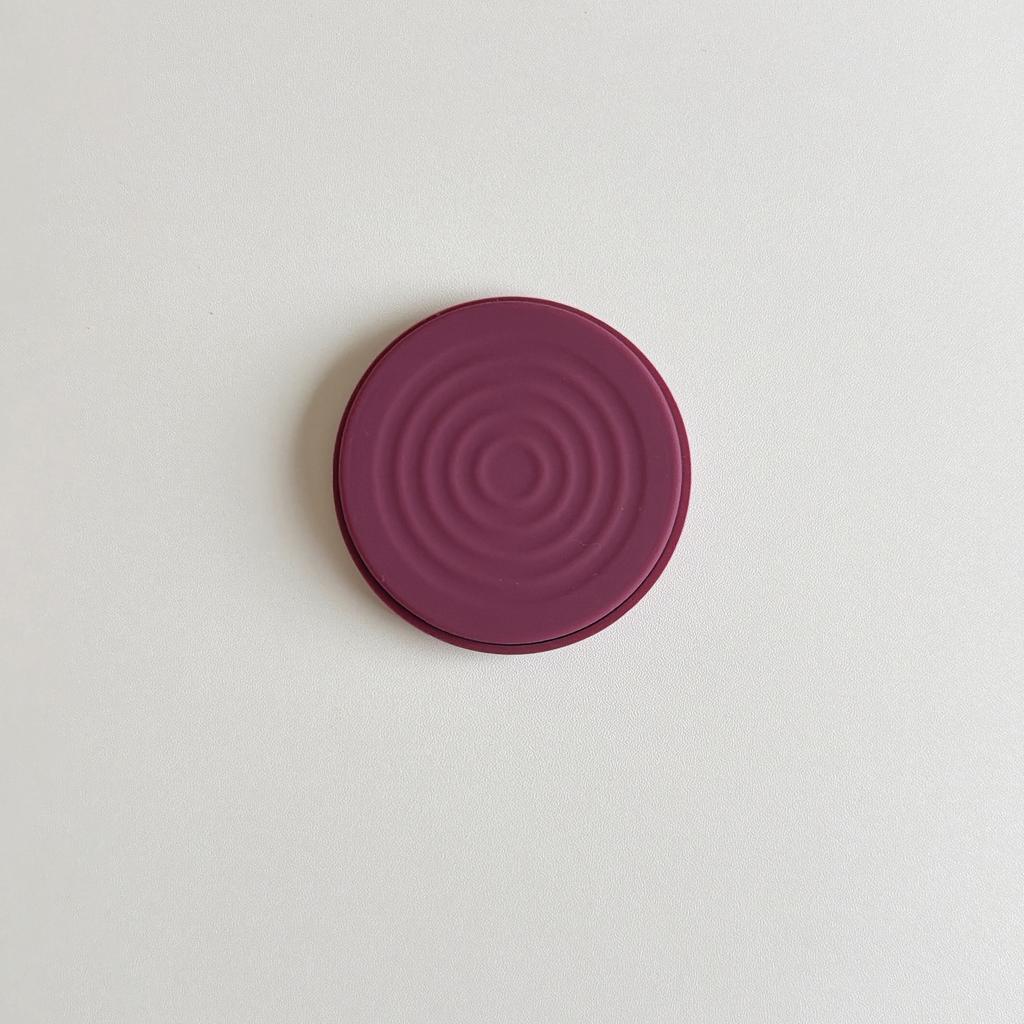 Universeller starker magnetischer Handy-Griffhalter Popping Handy-Buchsen Wasserwellen Rundes Silikon Faltbarer Ständer Halterung