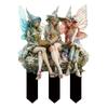 Fairy Tale Garden Stake 2D Flat Acrylic Decorative Stake Weatherproof Goddess Fairy Decoration with Stake for Home Patio Outdoor Decoration