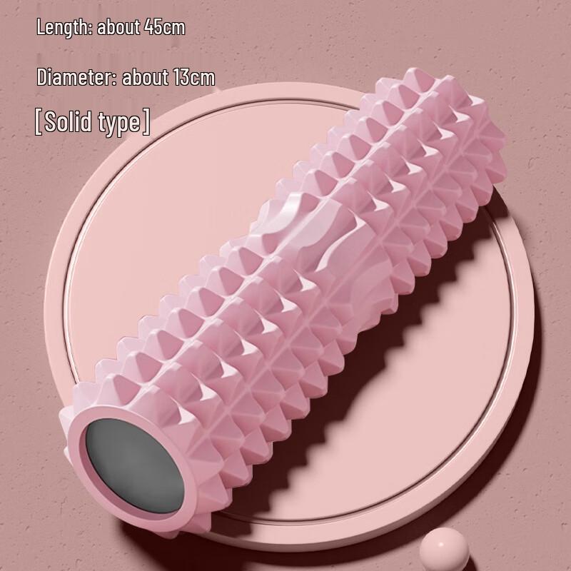 Can Chi 45cm Crescent Solid Pink Foam Roller