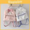 Cute Japanese Style Lolita Rabbit Plush Backpack For Kids