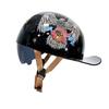 Fashionable Unisex Four-Season Motorcycle Helmet with Sun Protection, Half-Covered Design, Summer-Ready