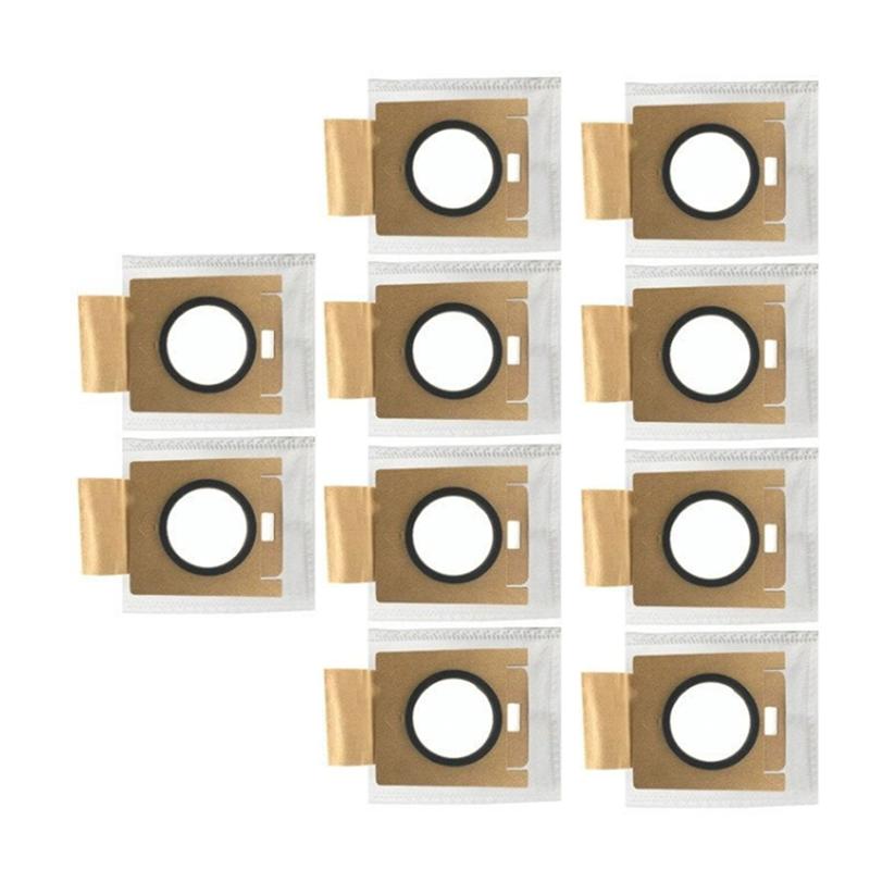 B69A For UWANT V300 Dust Bag Replacement Set 10PCS Non-Woven Garbage Vacuum Cleaner Parts Bags