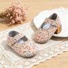 2026 Autumn New Fashion Velcro Casual Shoes for Baby Girls and Toddlers - Printed Princess Style