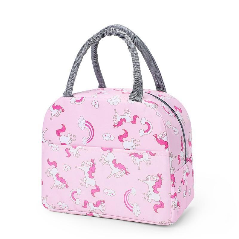 Waterproof Flamingo Bag Lunch Bag Preservation Baby Food Milk Bottle Heat/cold Storage Insulation Bags Infant Kids Food Bag