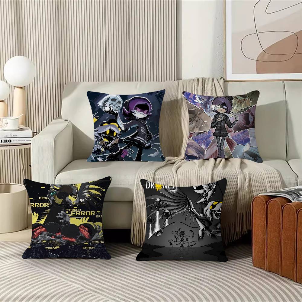 MMurder DDrones Whitepaper Game Pillow Cover Sofa Cushion Cover Home Room Decoration Children Gift
