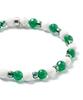 Green Point Triple Mix Gemstone Bracelet (C2503AC1343_GN)