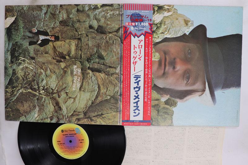 

LP Record DAVE MASON Alone Together YS8018AU BLUE THUMB 1977 Japan Obi Rock Used