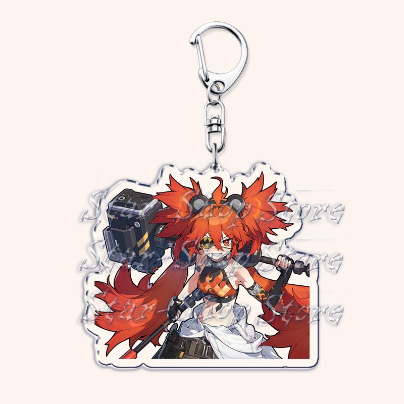 Hot Zenless Zone Zero Keychains for Womens Accessories Bag Ellen Joe Bangboo Miyabi ZZZ Anby Jane Doe Nicole Keyrings Fans Gifts