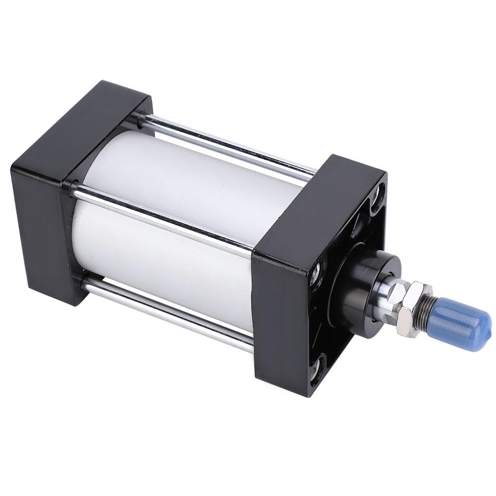 Cilindro Pneumático Fino Componentes Pneumáticos Liga de Alumínio Curso 75mm SC80 x 75