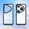 For Huawei Pura 80 Pro/80 Pro+/80 Ultra Case TPU+Acrylic Protective Clear Phone Cover
