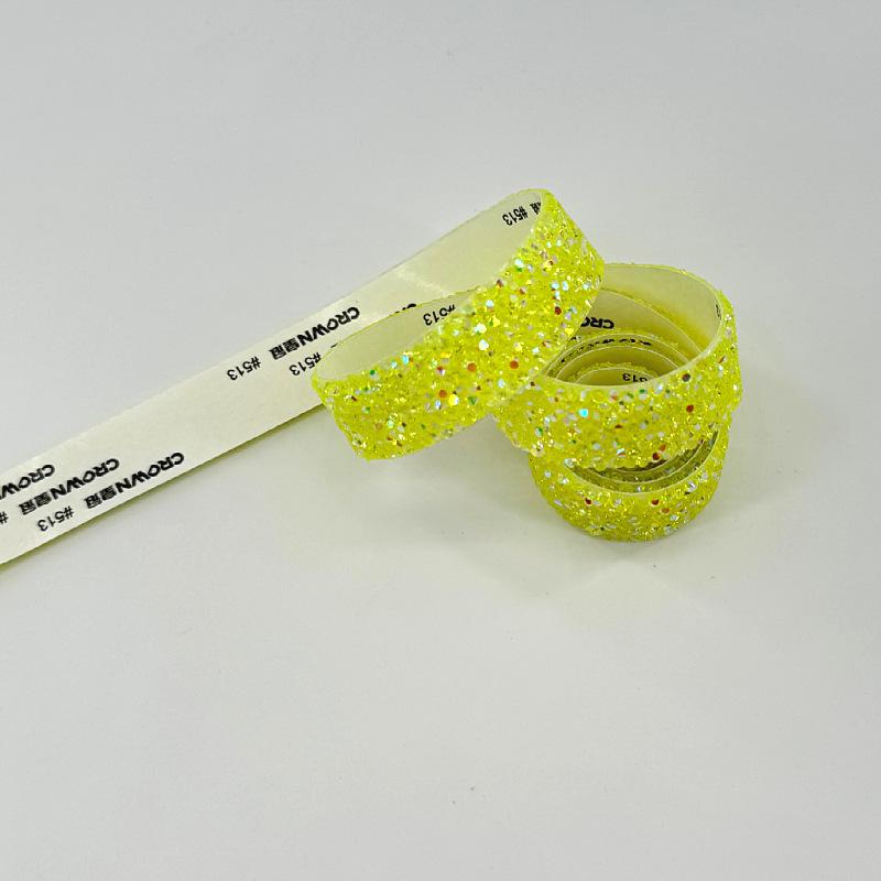 Eco-Friendly Colorful Resin Rhinestone Strips - Self-Adhesive Hotfix for DIY Crafts & Clothing Accessories