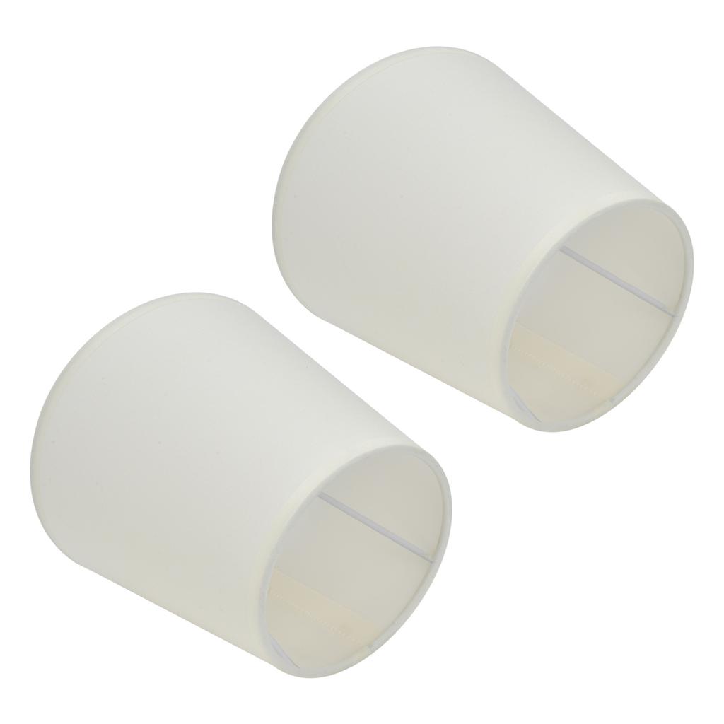 2Pcs Indoor Lamp Shade European Style Fabric Lampshade for E14 Chandelier Table Lamp Floor LampPX17