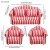 1/12 Dollhouse Simulation Sofa Model Doll Home Miniature Single/Double Sofa Living Room Furniture Decor Micro Scene Props