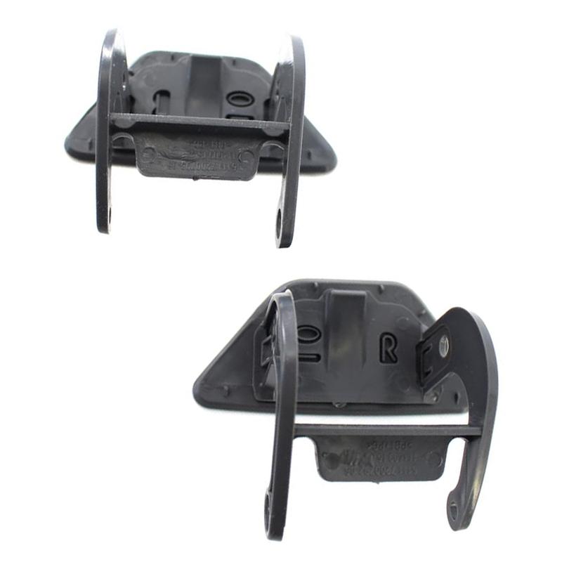2pcs Front Bumper Headlight Washer Nozzle Cover Gray for BMW F10 F18 5 Series 2014 2015 2016 51117332683 51117332684