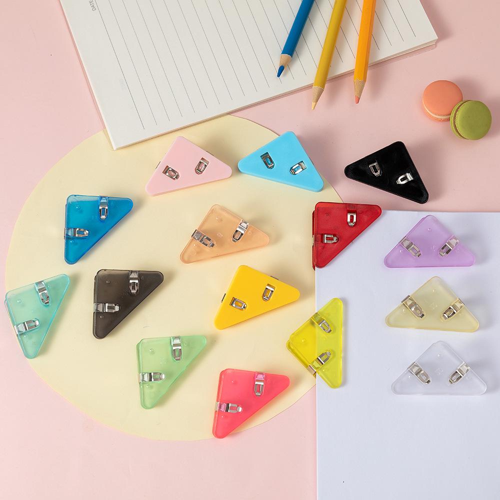 Transparent Triangular Document & Snack Seal Clips