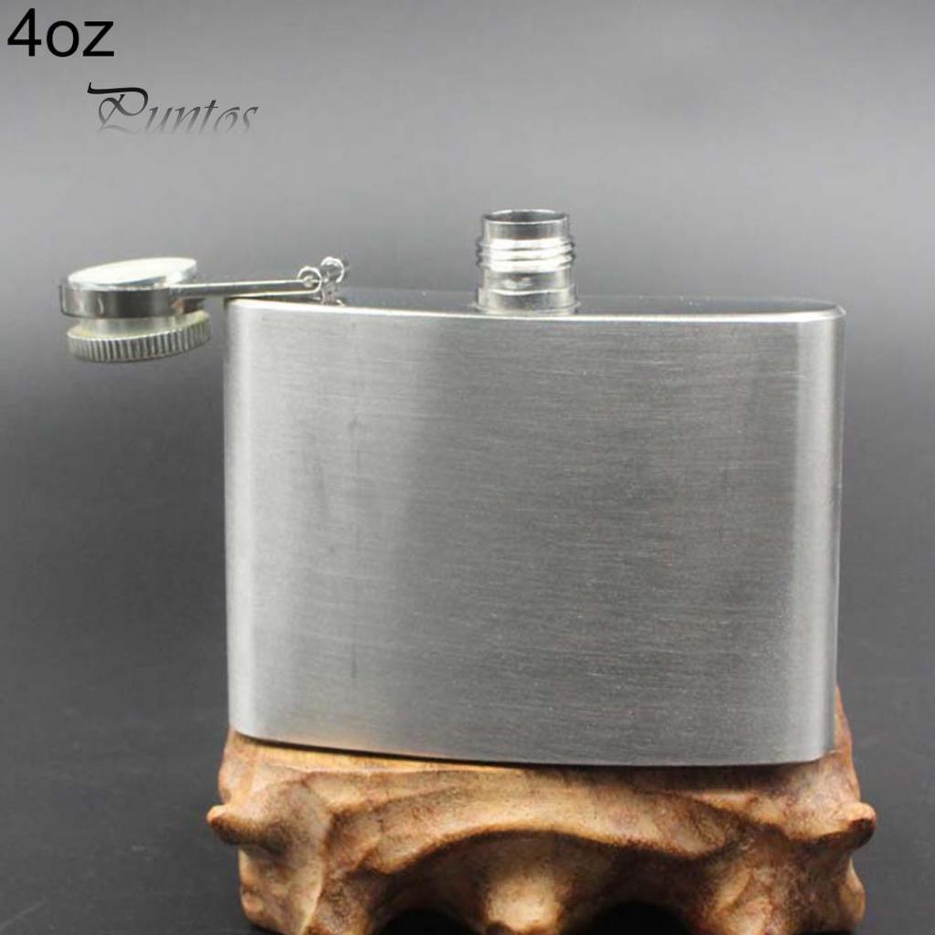 4 5 6 7 8 10 Oz Vodka Whiskey Alcohol Hip Flask Cap Funnel