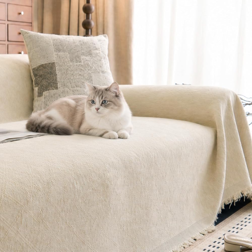 Water-repellent multi-cover sofa cover. Simply drape it over your sofa for a secure fit. 180 x 230