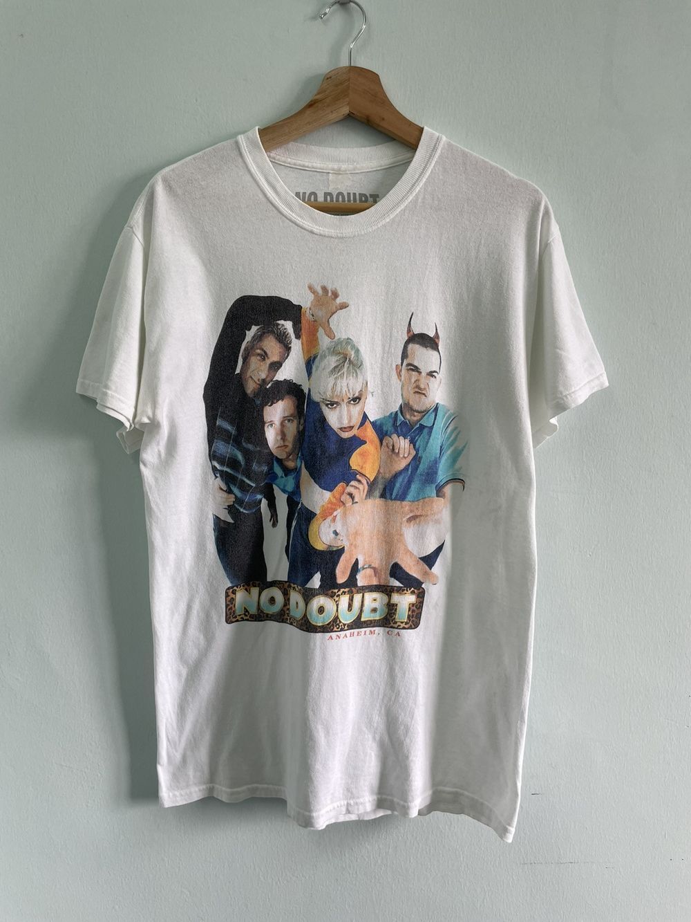 No Doubt Band Tshirt Graphic White Short Sleeve Unisex Tshirt Reprint KH6821 XXL