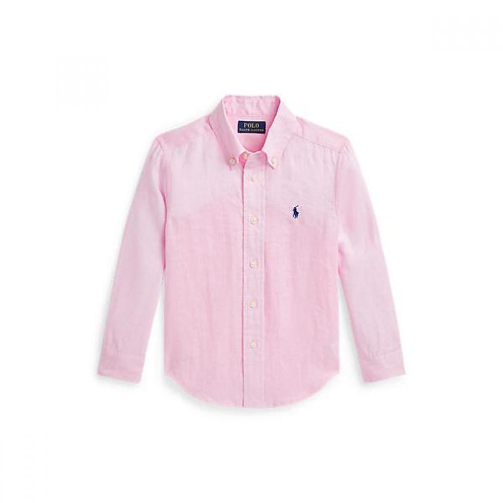 Polo Kids Boys Linen Shirt 2 7y Cwpowovb6820556650 2