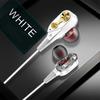 Wied Earphone Stereo Plastic Moving Coil with Mic Iron 3.5mm Universal Headset