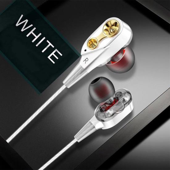Wied Earphone Stereo Plastic Moving Coil with Mic Iron 3.5mm Universal Headset