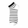 5 Pairs of Women's Summer Thin Cotton Deodorant Wicking New Style Socks