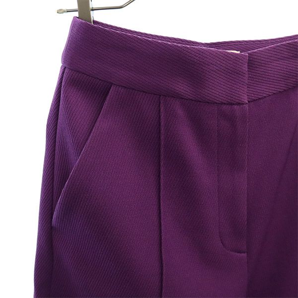 CYCLAS Wool Blend Wide Pants 32 Purple Women Used