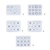 Silicone Molds For Resin Beads Gemstones DIY Crafting Multi Shape Jewelry Accessories Pendants Casting Tools Supplies Set