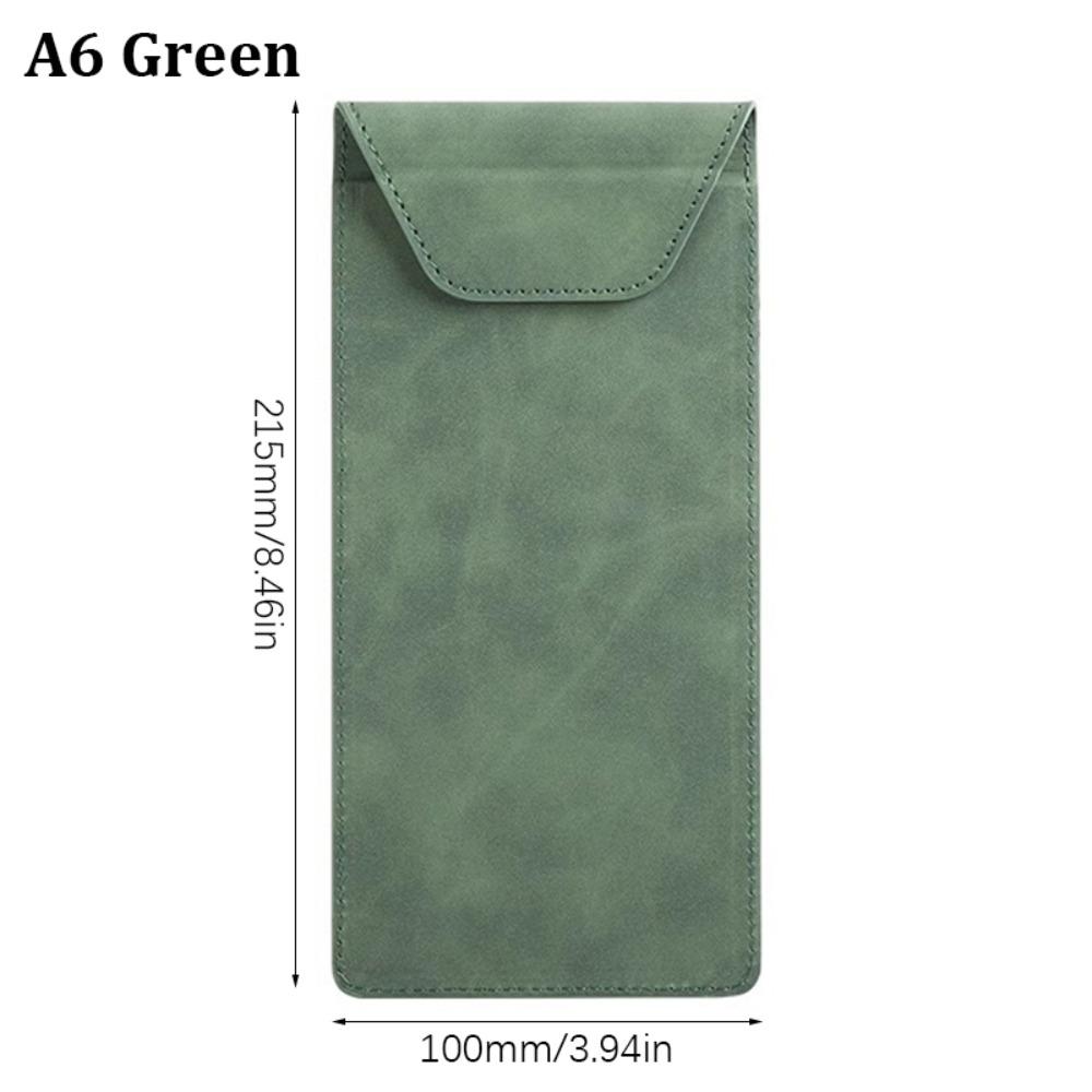 PU Leather Menu Wine Holder Pen Insert Waterproof Clipboard Document Clip Invisible Magnetic Buckle Order Dishes Note Holder