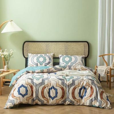 Traditional Printed Pillowcase Quilt Cover Two Or Three-Piece Set Is Available