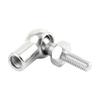 Kozelo Angle Ball Joint M6x1.0 Right Female Thread M6x1.0 Right Male Thread Gas Spring