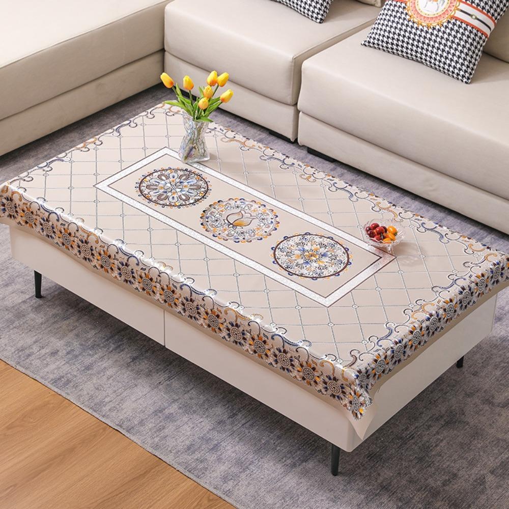 

90x150cm Chinese-style Tablecloth Thickened Dessert Table Cover Floral Tablecloth Home