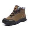 Winter Men's Boots Outdoor Waterproof Snow Boot Thick Plush Warm Cotton Shoe Non Slip Climbing Shoes Winter Hiking Boots for Men