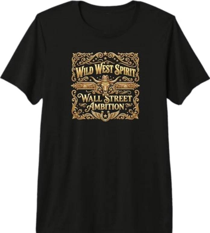 Wild West Spirit Wall Street Ambition Premium Triblend Tshirt S