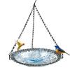 Bird Flower Shaped Hanging Bird Feeder Birdbath For Garden Outdoor Decor Yard Farm Supplies Hummingbird Feeder Supplies New