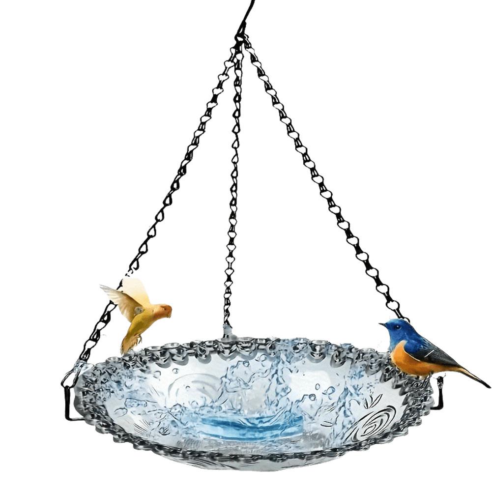 Bird Flower Shaped Hanging Bird Feeder Birdbath For Garden Outdoor Decor Yard Farm Supplies Hummingbird Feeder Supplies New