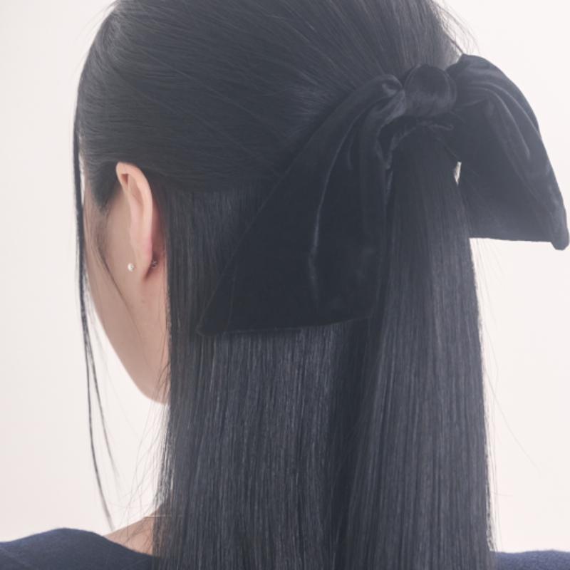 POSTLUDE VELVET RIBBON SCRUNCHIE (3 COLORS)