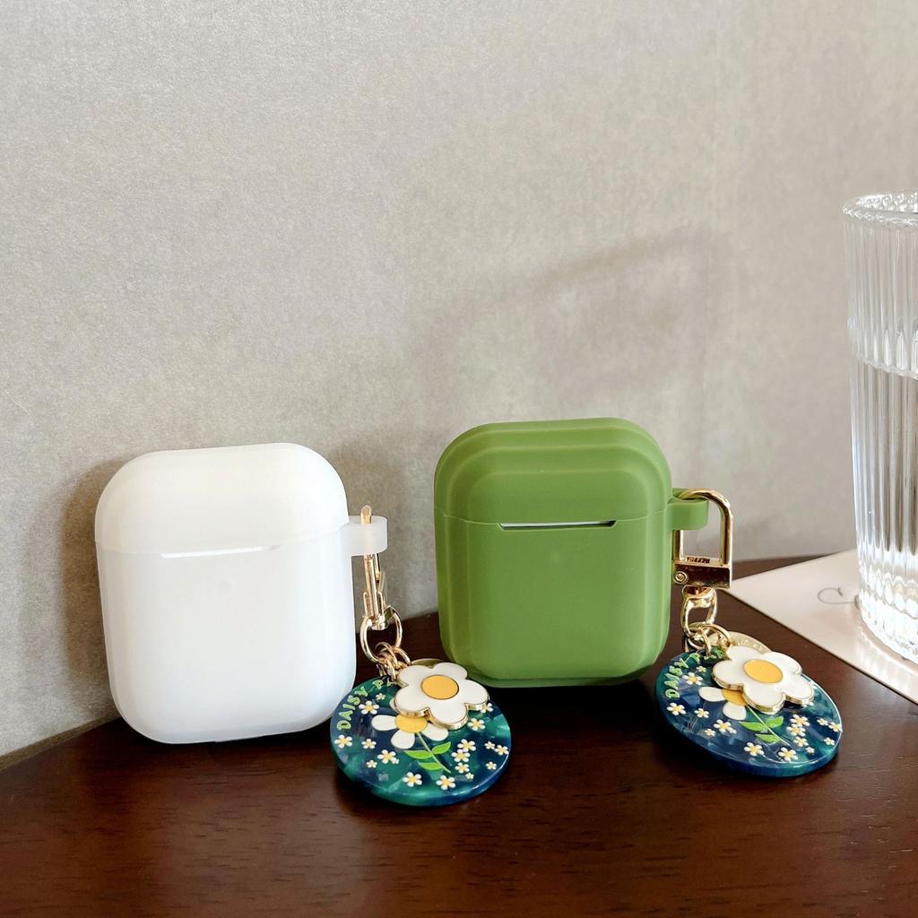 INS Square Avocado is compatible with Apple AirPods 1 Bluetooth Earphone Protective Cover Pro 1 Apple Earphones 1
