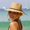 2025 New Straw Hat for Women Men UV Protection Natural Panama Hat Wide Brim Sun Hat Men Classic Fedora Beach Hat