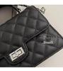 2024 Women's Fashion Diamond Pattern Chain Crossbody Bag - High-End Small Square Handbag