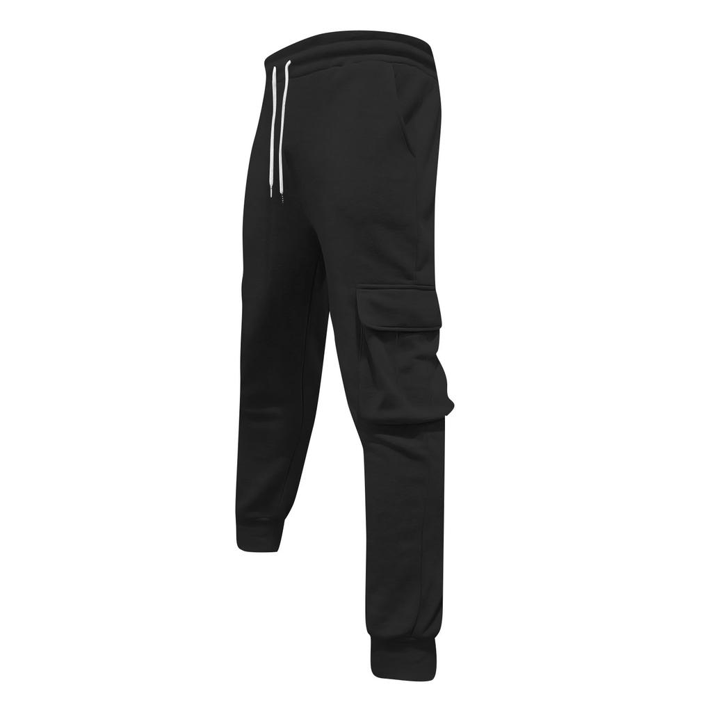 Herren Overalls Kordelzug Multi Pocket Freizeithose Wanderhose Baumwolltwillhose