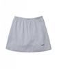 Tudment 50S Embroidered Mini Pantskirt_Melange Gray