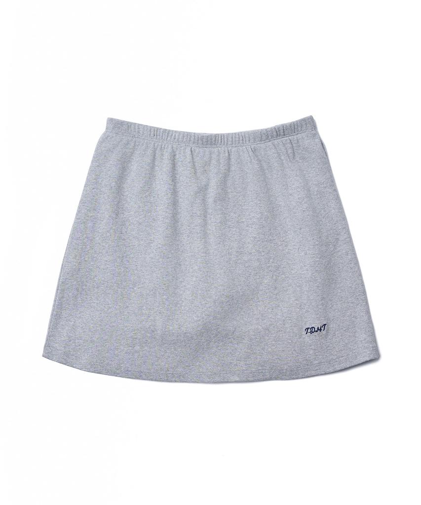 Tudment 50S Embroidered Mini Pantskirt_Melange Gray
