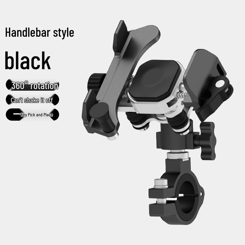 Durable Aluminum Motorcycle & Bicycle Phone Holder