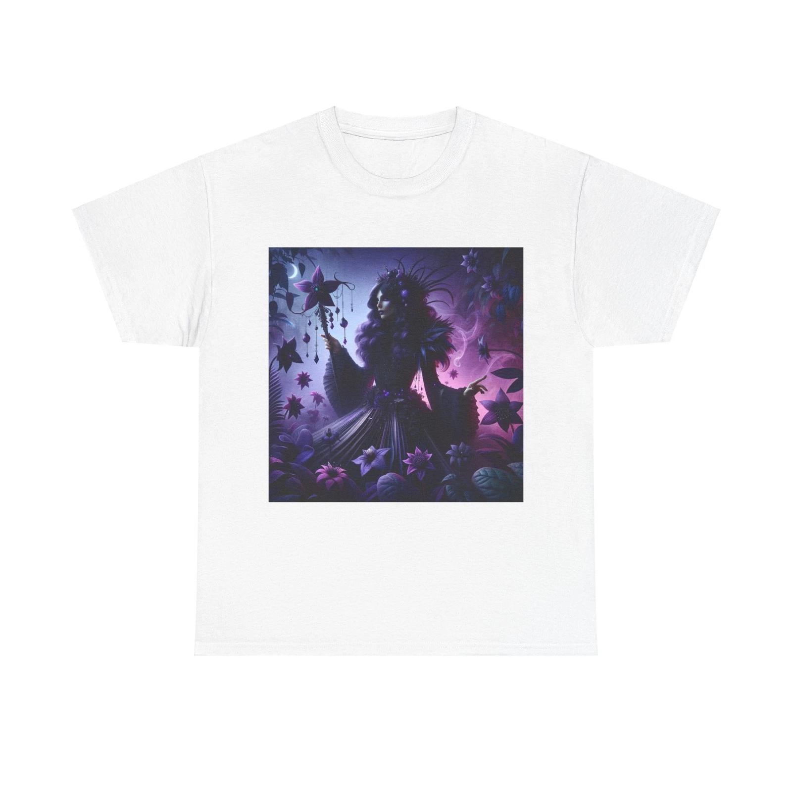 Unisex Adult T Shirt Sinister Nightshade Sorceress Dark Art 2XL