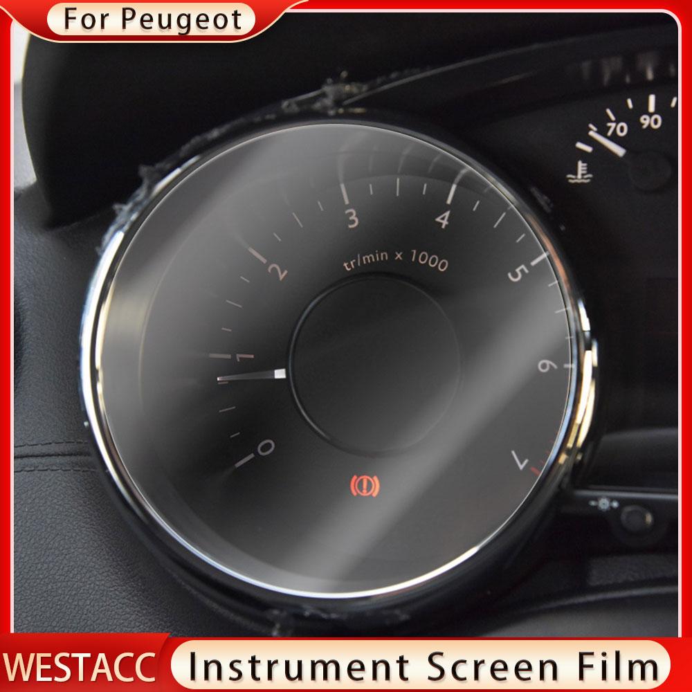 Car Dashboard Sticker Instrument Panel Screen Protective Film Sticker for Peugeot 3008 Screen Protector