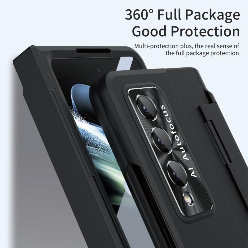 Capa For Samsung Galaxy Z Fold 4 3 5g Case Hinge Full Protection Armor Shockproof Pc Cover For Samsung Z Fold4 Fold3 Case Funda