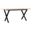 VidaXL Coffee Table X-Frame, Side Table, Sofa End Table, Living Room Furniture, 100x50x45 Cm Pine Wood 3282688